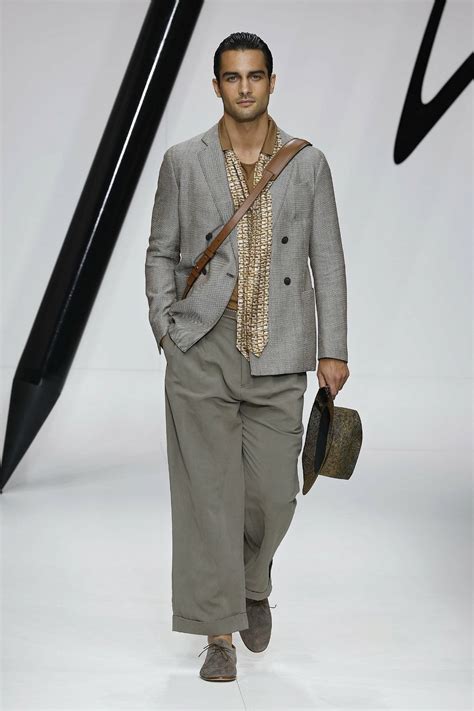 Giorgio Armani Fashion Show Runway Menswear Spring Summer 2024
