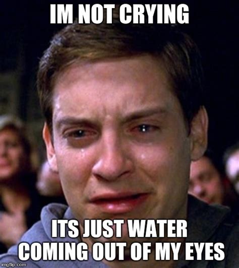 Crying Peter Parker Imgflip