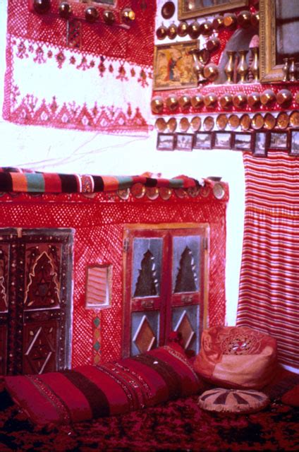 Houses In Ghadames Decoration Of The Interior Main Room Archnet