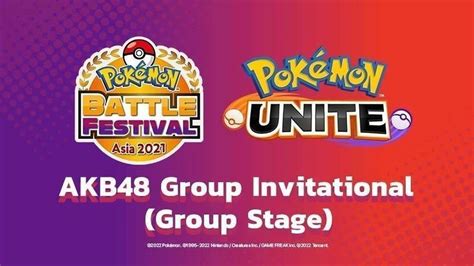 pokémon unite akb48 group invitational group stage day 2 vidio