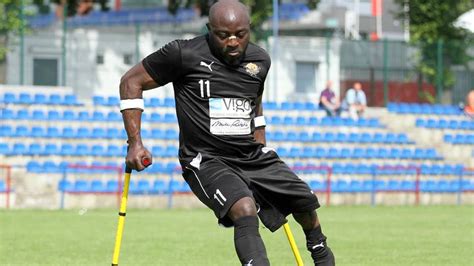 Special Eagles Nigerias Amputee Football Team Player Bamgbopa Abayomi