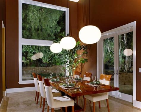 Choosing Well Matched Modern Dining Room Lighting And