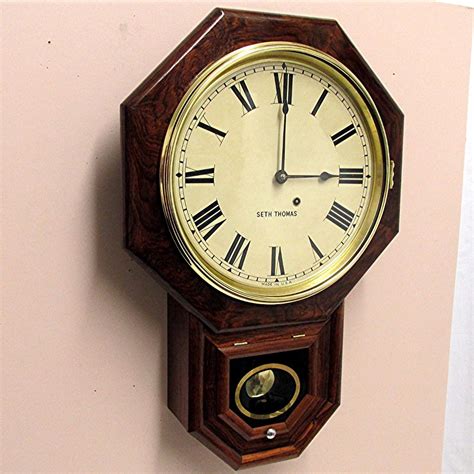 Antique Rosewood Seth Thomas Wall Clock From Drury On Ruby Lane