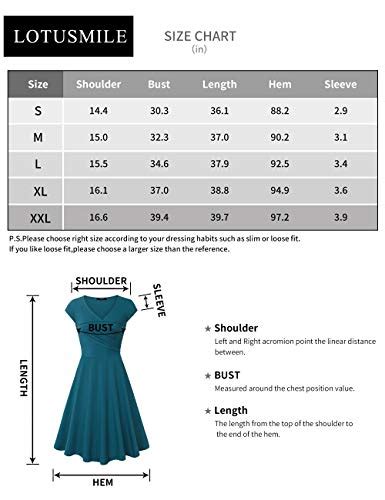 Lotusmile Elegant Dresses Womens Casual Dress A Line Cap Sleeve V Neck Small Orange Pricepulse