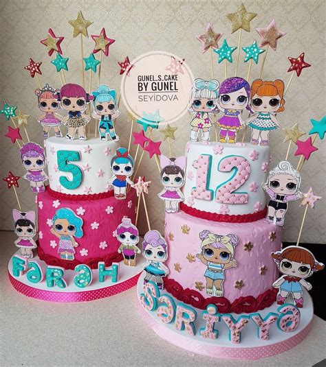 Another lol cake that suits to your little girls birthday the cake made of butter cream frosting. Pin on LOL Surprise Party Ideas
