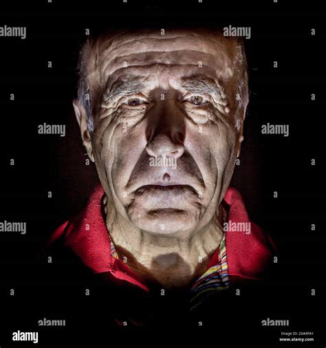 Sad Old Man Face Hi Res Stock Photography And Images Alamy