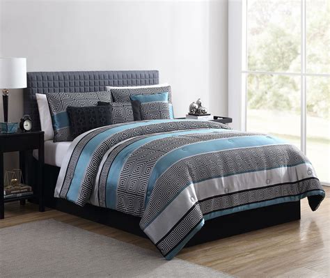 Mainstays Preston Woven Jacquard 7 Piece Comforter Set With Bonus