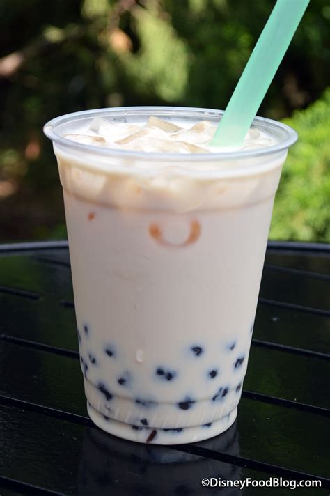 Served with grass jelly, red beans, and large tapioca. Review: Bubble Milk Tea at Epcot's Joy of Tea | the disney ...