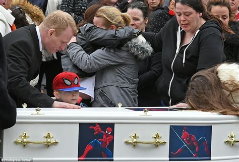 Kayden Fleck Funeral Hundreds Of Mourners Attend Daily Mail Online