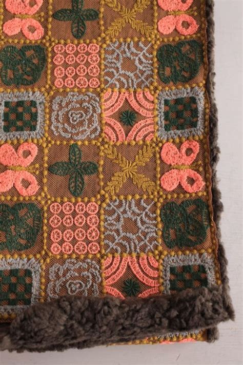 A Piece Of Cloth That Has Been Made To Look Like A Patchwork Pattern
