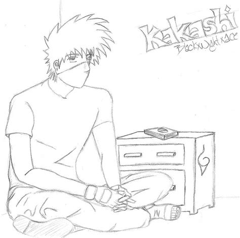 Kakashi Sketch By Blackxnightxace On Deviantart