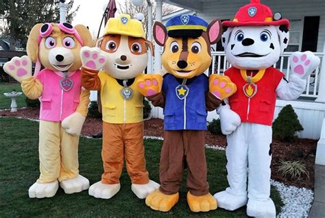 Marshall Paw Patrol Mascot Costume Adult Outfit