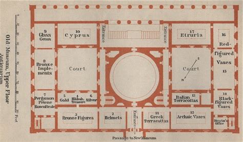 Altesold Museum Berlin Upper Floor Plan Antiquarium Karte Small