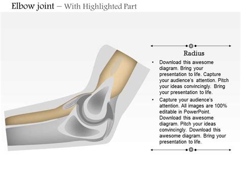 0714 Elbow Joint Medical Images For Powerpoint Powerpoint Slide
