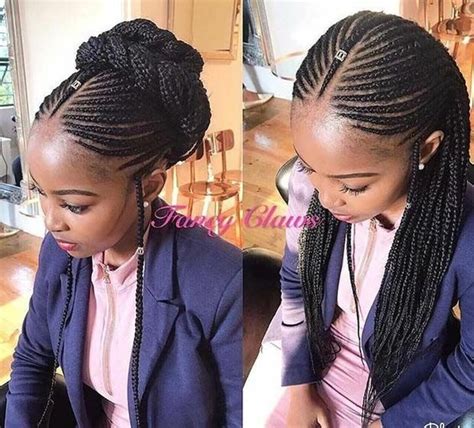 This straight style can work well while smooth and sleek, so a nice serum and shine spray would also do the trick, explains woodgates. 35 Different Types of Braids for Black Hair