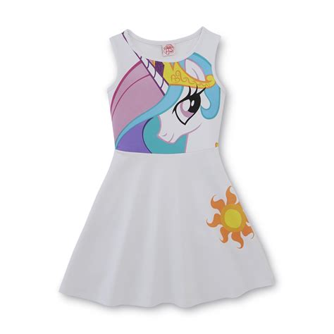 My Little Pony Girls Fit And Flare Dress Celestia