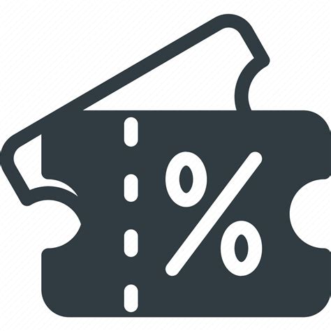 Discount T Present Shop Voucher Icon Download On Iconfinder