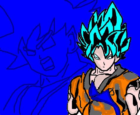 Goku Ssj Blue Desenho De Carlauzaum Gartic