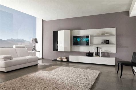 Modern Grey Living Room Interior Design With Beautiful Views 