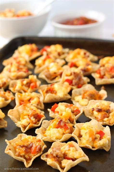 Breakfast Taco Bites A Super Easy Breakfast Appetizer Or Addition To