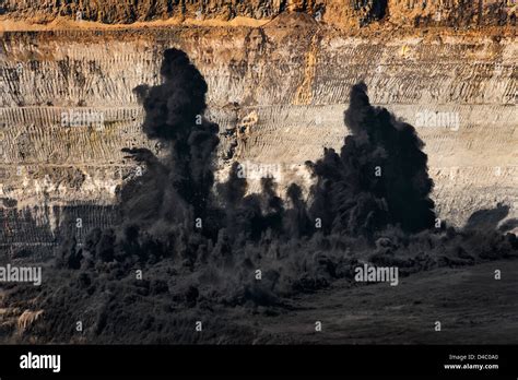 Blasting Coal From Mine Australia High Resolution Stock Photography And