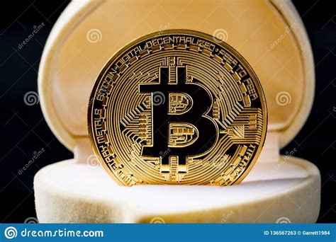 If bitcoin and ethereum doesn't go back up this week i'll sell all of my coins and work at mcdonalds because it's the sure fire way to be rich :d :d :d :d. Golden Bitcoin Coin In Wedding Ring Box Against Black ...