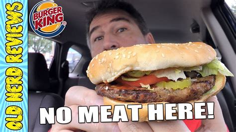 More Fake Meat Burger King Impossible Whopper Review 🍔👑🌱🍔 Youtube
