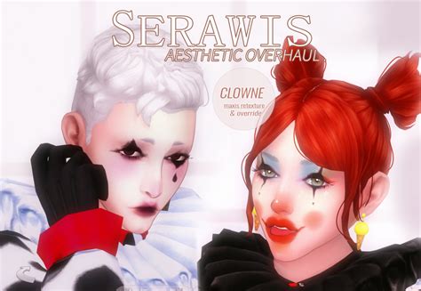 Serawis Aesthetic Overhaul Clowne Clown Facepaint Override