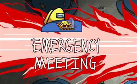 Among Us Emergency Meeting Memetemplatesofficial