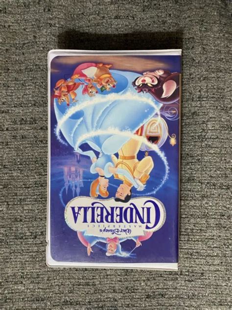 CINDERELLA VHS WALT Disneys Masterpiece Collection Clamshell