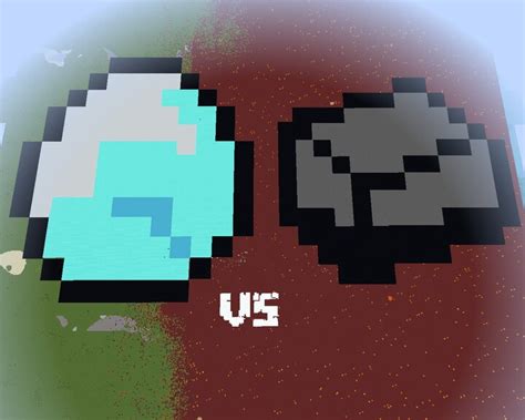 Diamond Vs Netherite Vote Minecraft Map