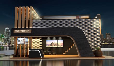 Wetrend Booth On Behance Commercial Design Exterior Restaurant