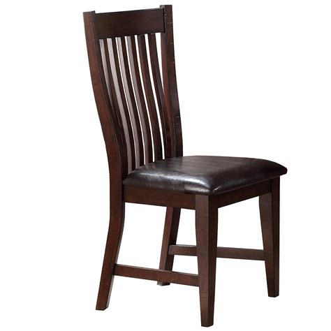 Winners Only Retreat Dr1450s Slat Back Side Chair With Upholstered Seat