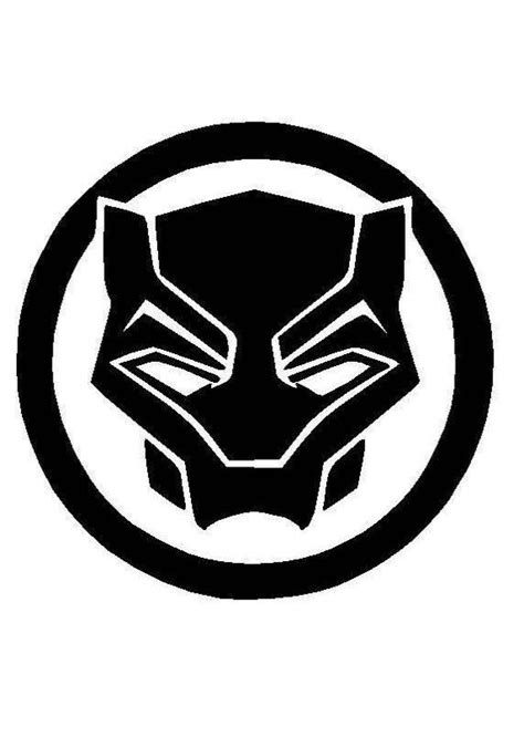 Black Panther Logo Symbol Vinyl Decal Sticker Free Shipping Etsy In