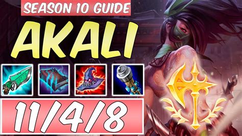 Learn How To Play Akali Season Best Build Runes Season Akali Guide League Of