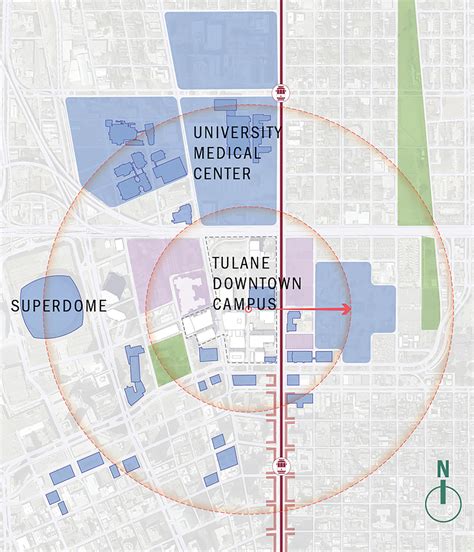 Tulane University Uptown Campus Map United States Map
