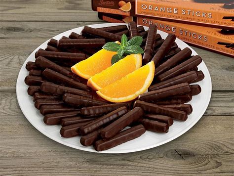 Dark Chocolate Orange Sticks Pittman And Davis