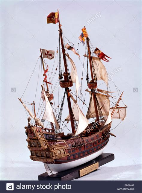 Spanish Galleon San Martino Model Of Flagship Of The Spanish Armada