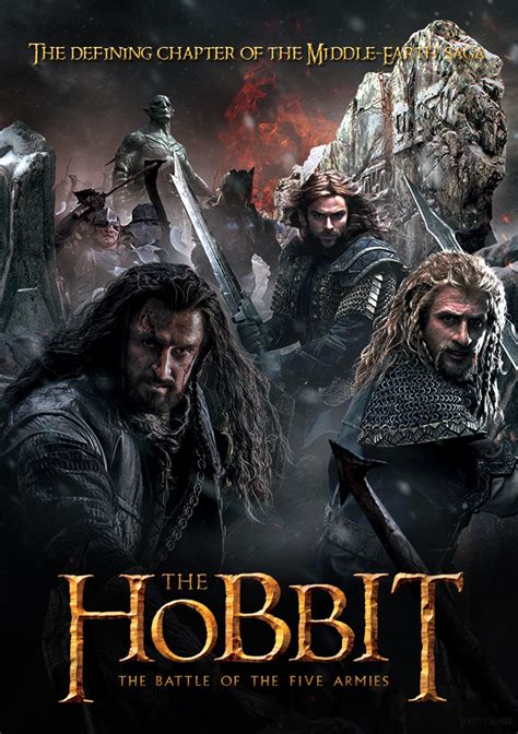 The Hobbit The Battle Of Five Armies Poster The Hobbit Fan Art