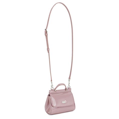 Dolce And Gabbana Pink Patent Handbag Alexandalexa
