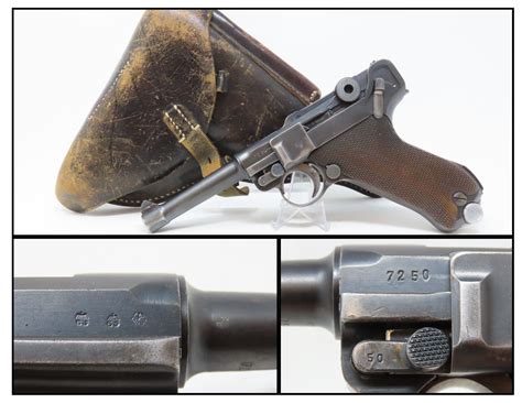 1936 Dated Pre World War Ii German Mauser S42 Code Luger P08 Pistol C