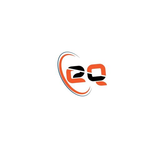 Premium Vector Creative Eq Text Logo Design