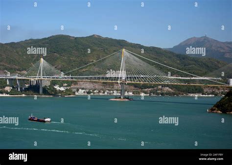 Ting Kau Bridge Hong Kong China South East Asia Tsing Yi Island And