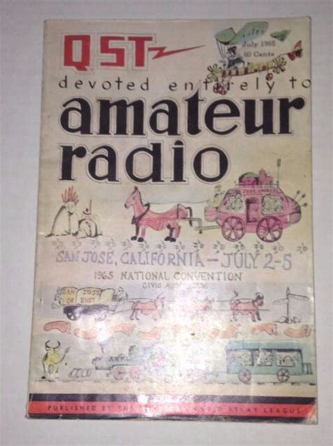 Qst Amateur Radio Magazine National Convention July Rh