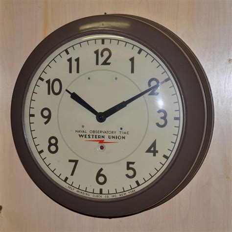 Fileself Winding Clock Company Western Union Clock Wikimedia