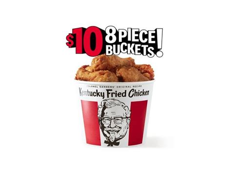 Kfc Offers New 10 8 Piece Buckets Deal Online And In The App R Fastfood
