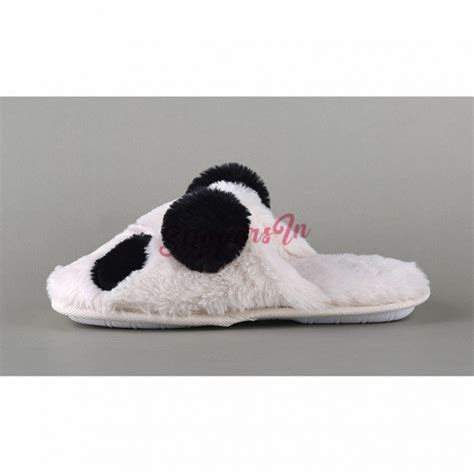 Cute Panda Slippers For Adults And Kids House Animal Fuzzy Slippers
