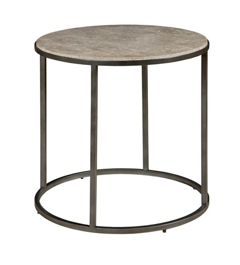 Hammary Modern Basics Round End Table Crowley Furniture And Mattress
