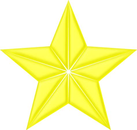 Clipart 3d Segmented Yellow Star Clipart Best Clipart Best