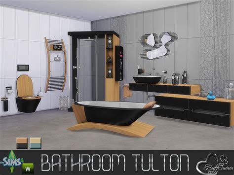 Tulton Bathroom By Buffsumm At Tsr Sims 4 Updates Sims 4 Cc